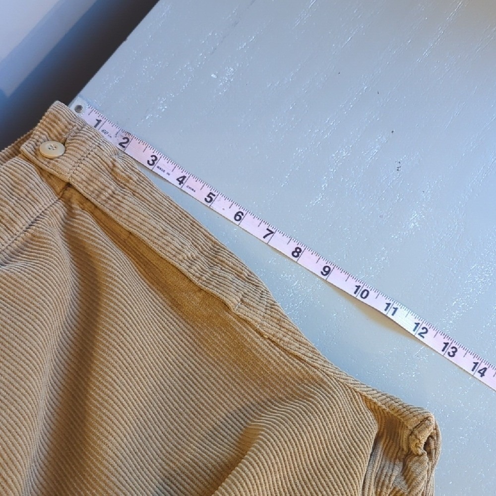 NSF CLOTHING Moseley Cropped Super Wide-leg Pants Tan size 30 100% Cotton $325 - Picture 8 of 10